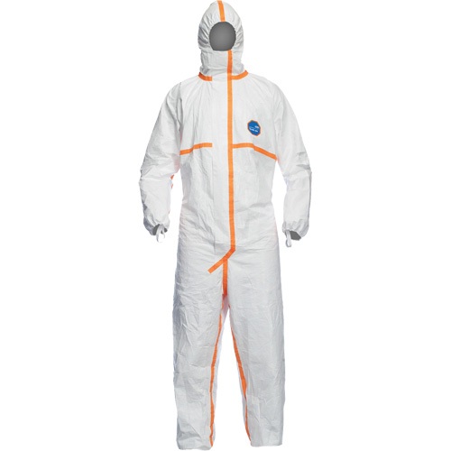 Coveralls, 2X-Large, White, Tyvek&reg; 800 J - Dupont Personal Protection TJ198T-2X