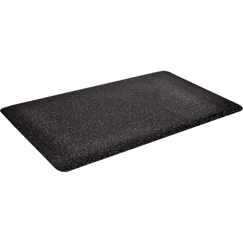 WD Foodmaster Mats, Smooth, 2' x 10' x 9/16", Black, Vinyl Foam - Mat Tech WFR1224BKSM-10
