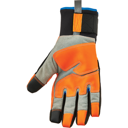 ProFlex&reg; 818WP Performance High-Visibility Thermal Waterproof Utility Gloves, Polyurethane Palm, Size Medium - Ergodyne 17393