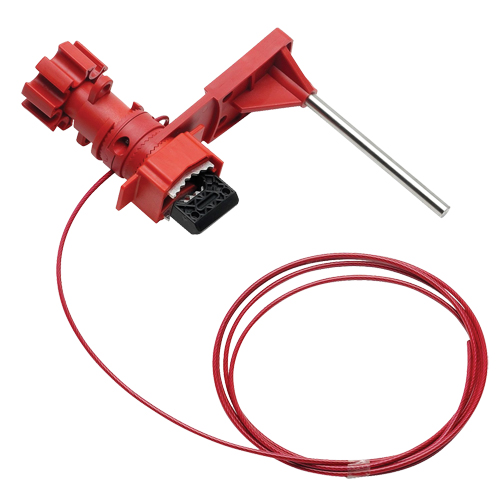 Small Valve Lockout With Blocking Arm, Universal Type - Brady 51394