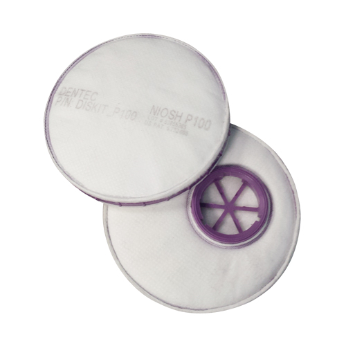 Diskit Respirator Filter, Particulate Filter, P100 Filter - Dentec 15FDISKITP100