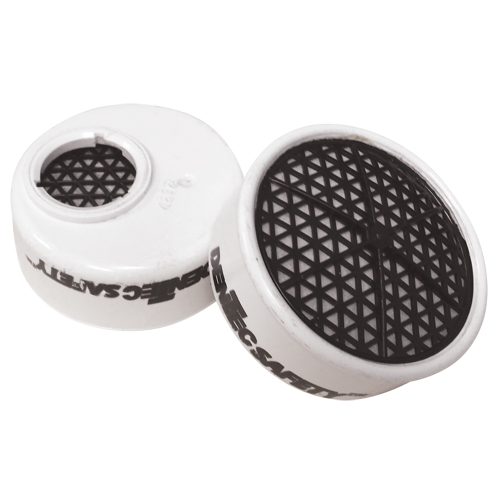 Cartouche pour respirateur, Cartouche gaz/vapeur, Gaz acide/Gaz de chlore - Dentec 15F158T21