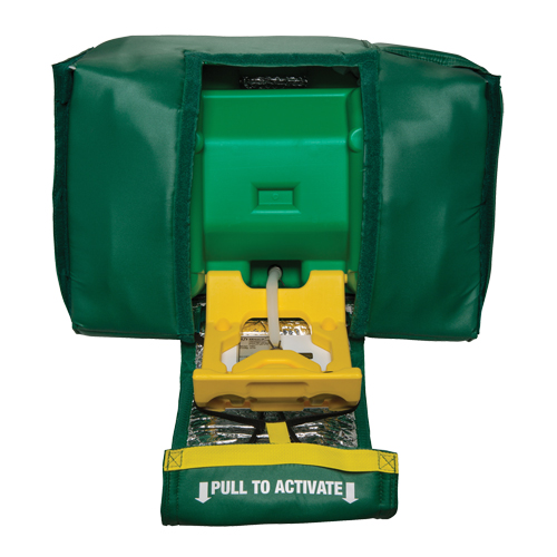 Tempered Portable Eyewash, Gravity-Fed, 9 gal. Capacity, Meets ANSI Z358.1 - Haws 7501T