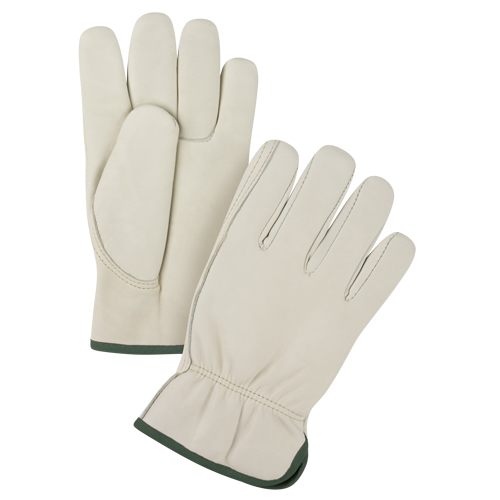 Gants de conducteur de premi&egrave;re qualit&eacute;, Moyen, Paume en Cuir fleur de vache - Produits de sécurité Zenith 