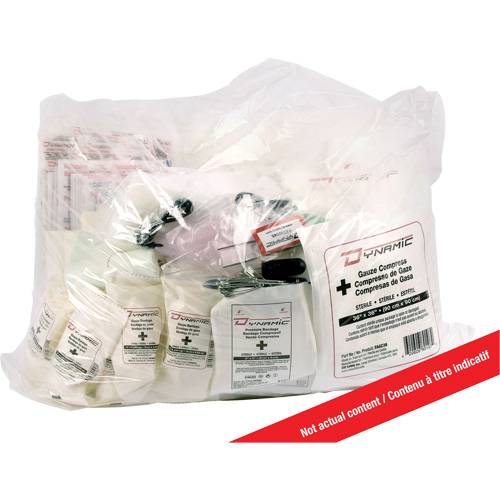 Dynamic First Aid Refill Kit, WSIB Ontario, Class 2 - PIP Global Safety FAKONTTFBR