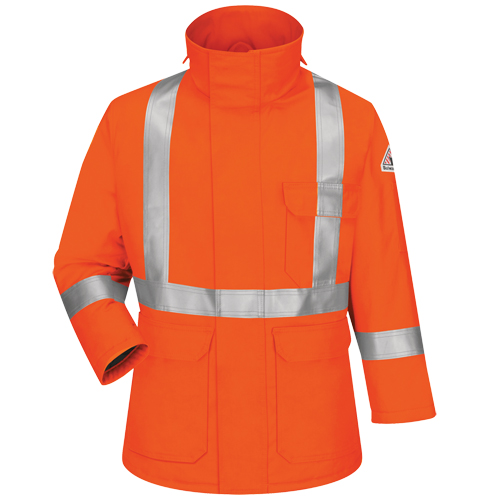Excel FR&reg; Comfortouch&reg; Deluxe Parkas, 3X-Large, Orange - Bulwark JLPSOR-RG-3XL