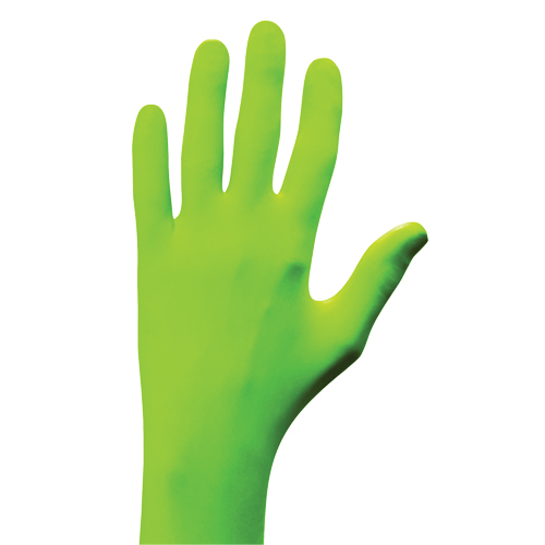 N-Dex&reg; Gloves, X-Small, Nitrile, 5-mil, Powder-Free, Green - Showa 9500PFXS