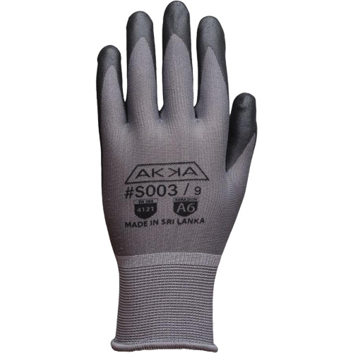 Precision Gloves, 9/Large, Foam Nitrile Coating, 13 Gauge, Nylon Shell - Akka S003/L