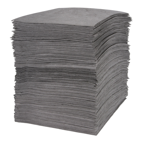 Premium Meltblown Sorbent Pads, Universal, 15" x 18", 30 gal. Absorbancy - Zenith Safety Products 