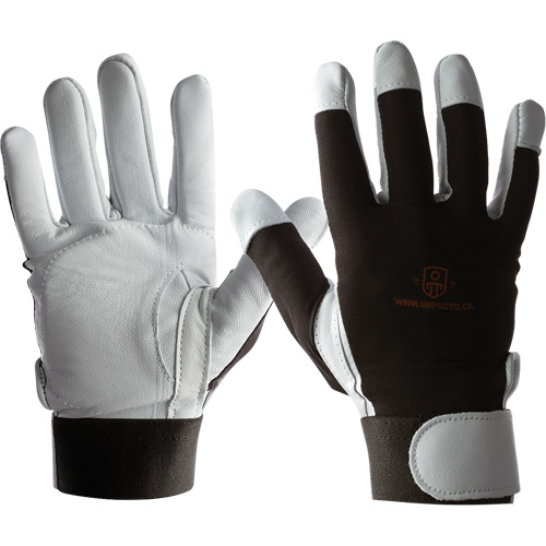 Gants IMPACTO AIRGEL, Taille Moyen, Paume Cuir perl&eacute; - Impacto 413-30-RH-M