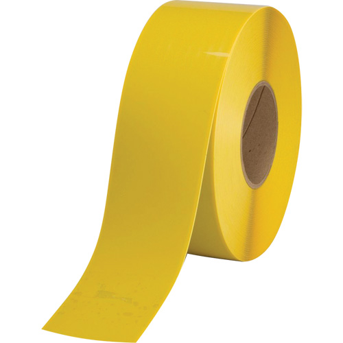 Ruban de marquage pour plancher, 4" x 100', PVC, Jaune -  