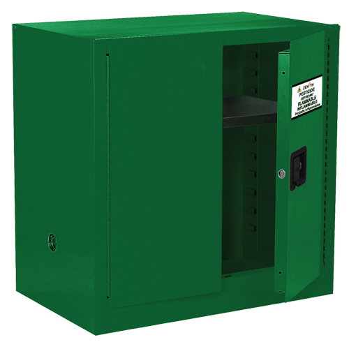 Armoire de rangement pour pesticides, 22 gal., 35" h x 35" l x 22" p - Produits de sécurité Zenith 