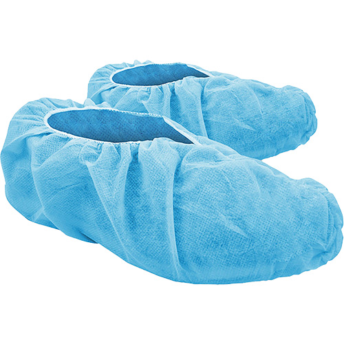 CoverMe Disposable Shoe Covers, Large, Polypropylene, Blue - Ronco 1991