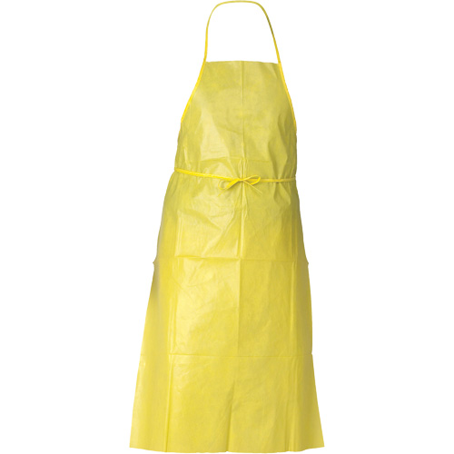 Tablier de protection contre la vaporisation de produits chimiques A70 KLEENGUARD, Poly&eacute;thyl&egrave;ne, 44" lo x 29" la, Jaune - Ansell 97790
