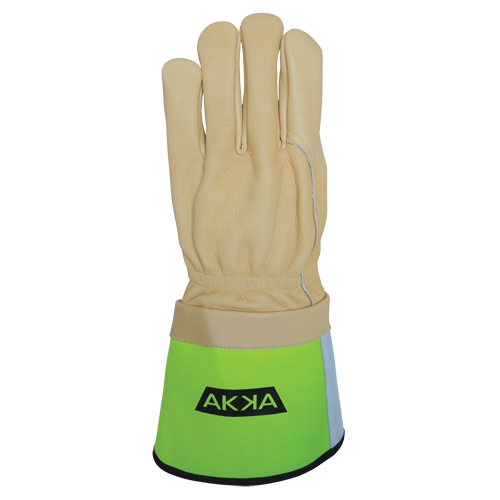 Gants pour monteur de ligne, Grand, Paume en Cuir fleur de vache - Akka S168-5-L
