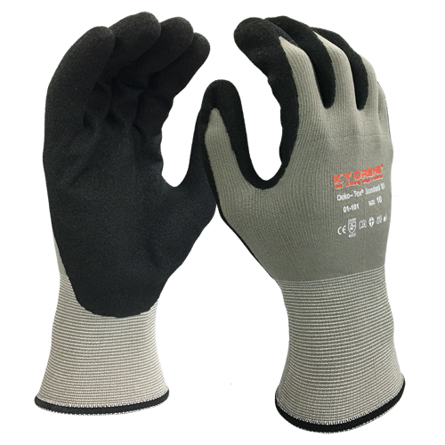 Gants r&eacute;sistants aux coupures Akka, 11, Calibre 15, Rev&ecirc;tement Mousse de nitrile, ANSI/ISEA 105 niveau 1/EN 388 niveau 1 - BCL Glove Ltd KYO-100-11