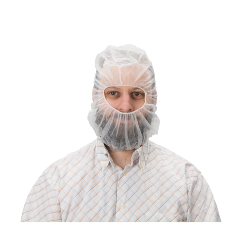 Cagoule jetable, Polypropyl&egrave;ne, Blanc - Produits de sécurité Zenith 
