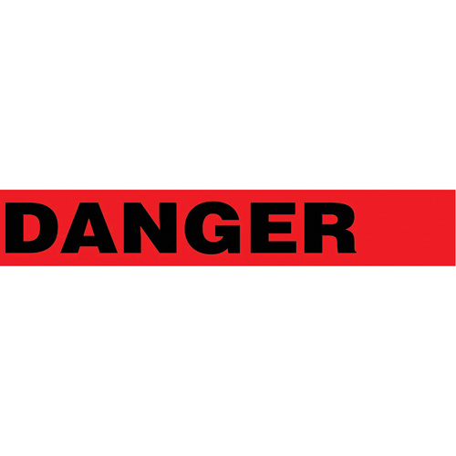 Floor Safety Tape, 3" x 54', Vinyl, Black/Red - Incom Top Tape & Label WTP113