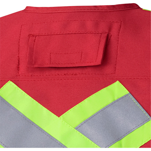 695 Veste de s&eacute;curit&eacute; pour arpenteur et superviseur, Rouge, Petit, Polyester - Pioneer V1010710-S