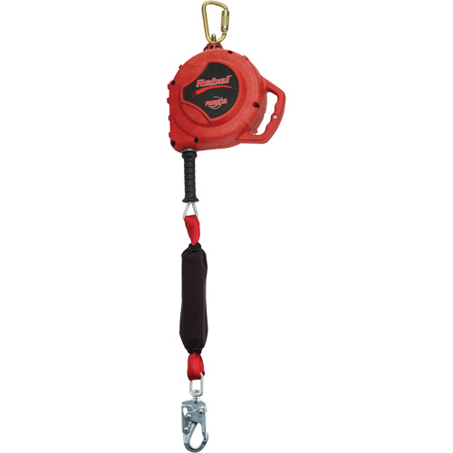 Cordage de s&eacute;curit&eacute; autor&eacute;tractable Rebel, 33', Acier galvanis&eacute;, Pivotant - 3M Protecta Protection Contre Les Chutes 3590544
