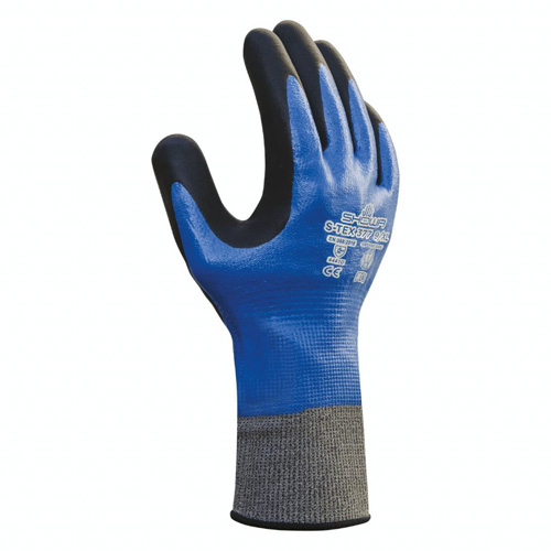 S-TEX 377 Gloves, 9/X-Large, 13 Gauge, Nitrile/Foam Nitrile Coated, ASTM ANSI Level A4/EN 388 Level 4 - Showa S-TEX377XL-09