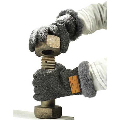 ActivArmr&reg; 97-674 Extreme Cold Gloves, 10/X-Large, PVC Coating, Cotton Shell - Ansell 97674100