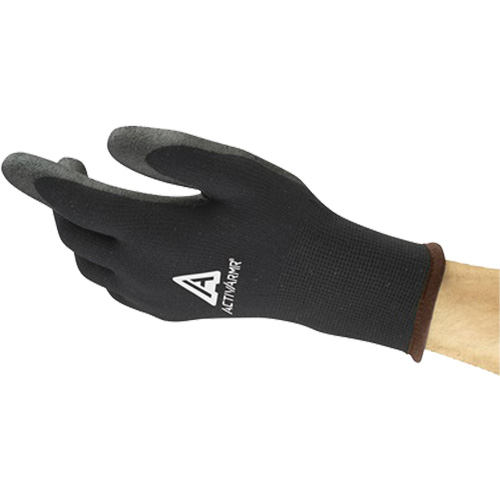 ActivArmr&reg; 97-631 Medium-Duty Thermal Gloves, 7/Small, Foam PVC Coating, 10 Gauge, Nylon Shell - Ansell 97631070