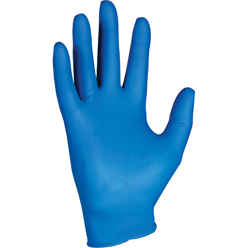 Gants pour usage g&eacute;n&eacute;ral KleenGuard G10, 9/Grand, Nitrile, 2,4 mils, Sans poudre, Bleu - Kimberly-Clark 90098