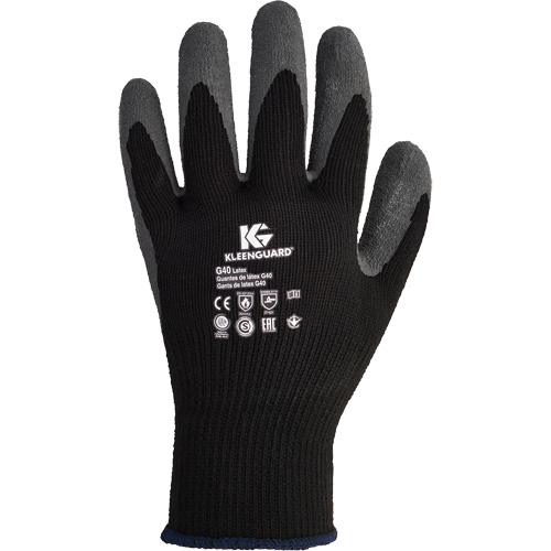 KleenGuard G40 Multi-Purpose Gloves, 10/X-Large, Rubber Latex Coating, 10 Gauge, Polyester/Cotton Shell - Ansell 97273
