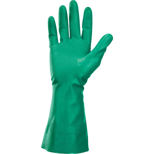 KleenGuard G80 Gloves, Size X-Large/10, 13" L, Nitrile, Cotton/Flock-Lined Inner Lining, 15-mil - Ansell 94448
