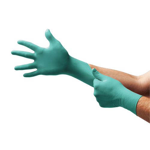 Gants TouchNTuff 93-300, Taille Grand/9, 12" lo, Nitrile, 5.3 mils - Ansell 9330000L