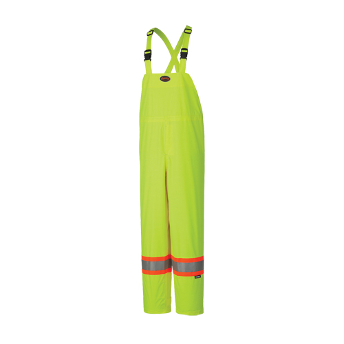 5597 Salopette de s&eacute;curit&eacute; l&eacute;g&egrave;re 150D, Polyester, Grand, Jaune lime haute visibilit&eacute; - Pioneer V1090260-L