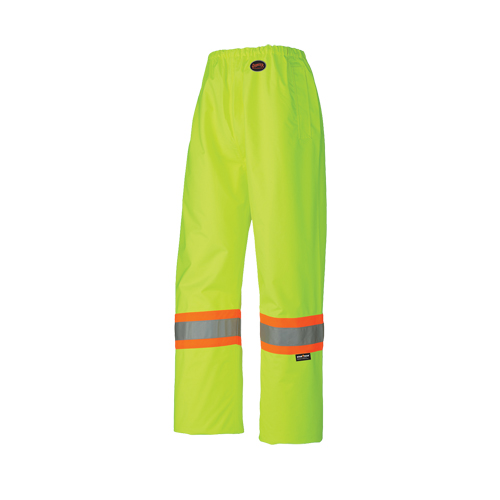 5586 450D Safety Pant, Polyester, X-Large, High Visibility Lime-Yellow - Pioneer V1110360-XL