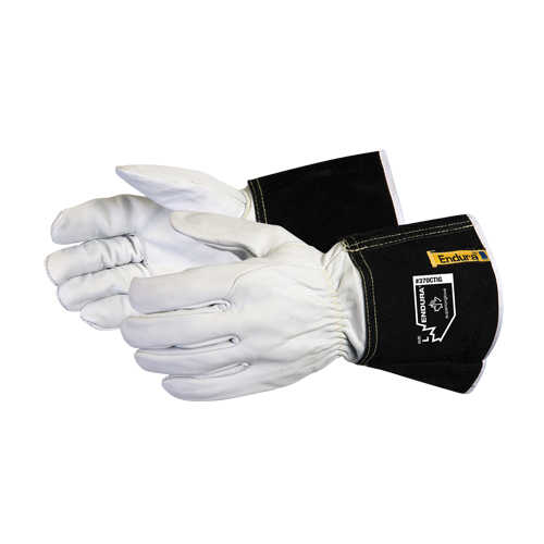 Endura&reg; Welding Glove, Grain Goatskin, Size Large - Superior Glove Works Ltd. 370CTIG-L