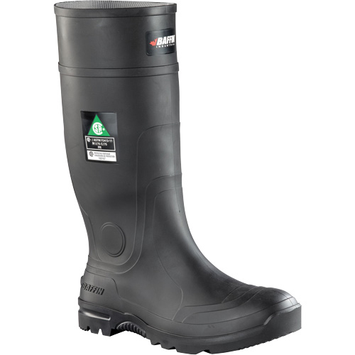 Blackhawk Boots, Rubber, Steel Toe, Size 15, Puncture Resistant Sole - Baffin Technology LICO-MP01-BK1-15