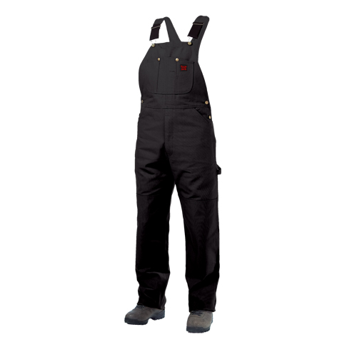 Unlined Duck Overalls, Men's, Large, Black - Tough Duck I19811-BLACK-L