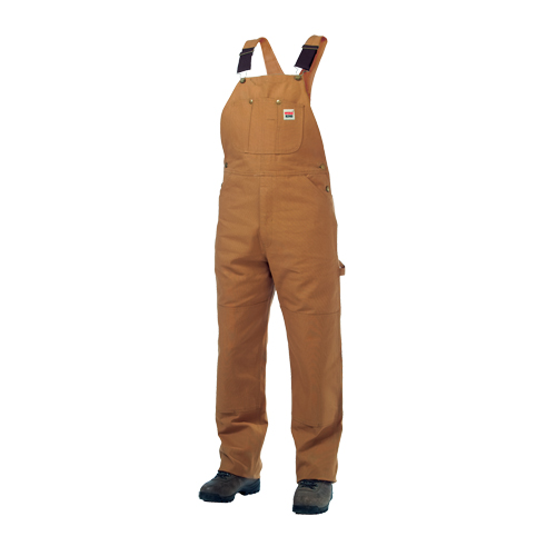 Unlined Duck Overalls, Men's, Small, Brown - Tough Duck I19811-BRN-S