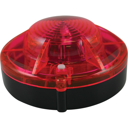 Red Magnetic Strobe Light, Plastic - Banner Stakes MHPL4171R