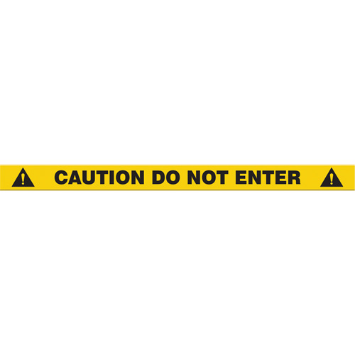 Tough-Mark Heavy-Duty Floor Marking, Rectangle, 48" L x 3" W, Yellow, Polyethylene - Accuform NMC PTP209