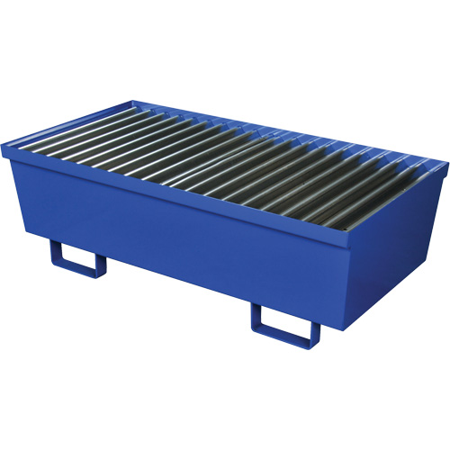 Palette de confinement des d&eacute;versements en acier, Capacit&eacute; de d&eacute;versement 74 gal. US, 27" x 51,25" x 13" - Eagle Mfg. 1620ST