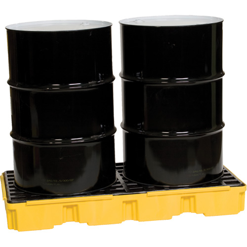 Modular Spill Platform, 30 US gal. Spill Capacity, 51.5" x 26.25" x 6.5" - Eagle Mfg. 1632