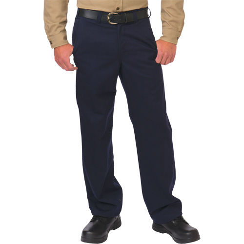Arc Flash Work Pant, 34, x 42, Navy Blue, 12.4 cal/cm2 - Big Bill TX1431US9-34-NAY-42