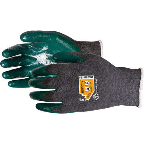 Cut-Resistant Gloves, 7, 18 Gauge, ZedCoat Coated, ASTM ANSI Level A4 - Superior Glove Works Ltd. S18TAFGNT-7