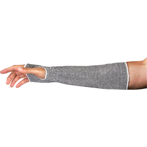Contender Cut-Resistant Sleeves, TenActiv, 22", ASTM ANSI Level A5, Grey - Superior Glove Works Ltd. KTAFGT22SFT-XS