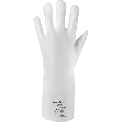 ALPHATEC&reg; 02-100 Chemical-Resistant Gloves, Size 11, 15.0" L, HPPE, 2.4-mil - Ansell 210011110