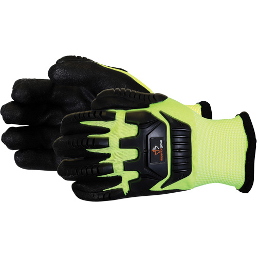Dexterity&reg; Coated Gloves, 6, Nitrile Coating, 15 Gauge, Acrylic Shell - Superior Glove Works Ltd. SNHVTPNVB-XS