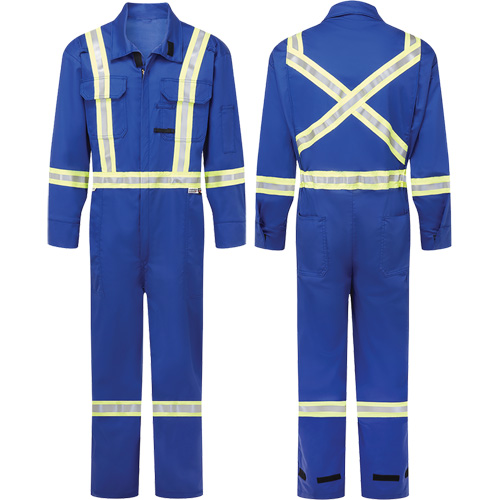 Avenger 7 oz. Flame Resistant Coveralls, Size 42, Royal Blue - IFR Workwear ASB3108-42