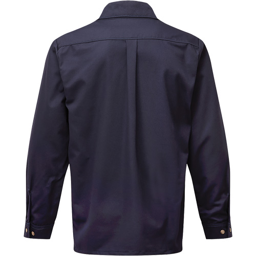 UltraSoft&reg; 7 oz. Deluxe Work Shirt, Medium (Tall), Navy Blue - IFR Workwear UPN650-MT