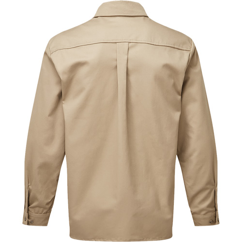 UltraSoft&reg; 7 oz. Deluxe Work Shirt, Small, Khaki - IFR Workwear UPK650-S