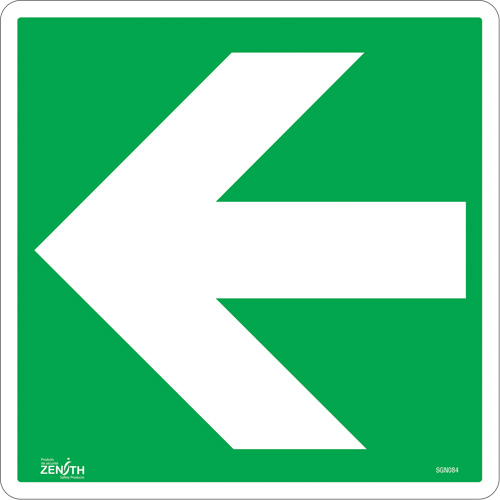 Arrow CSA Standard Safety Sign, 12" x 12", Vinyl, Pictogram - Zenith Safety Products 